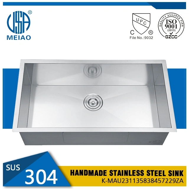 Single Bowl Stainless Steel Undermount Kitchen Sink