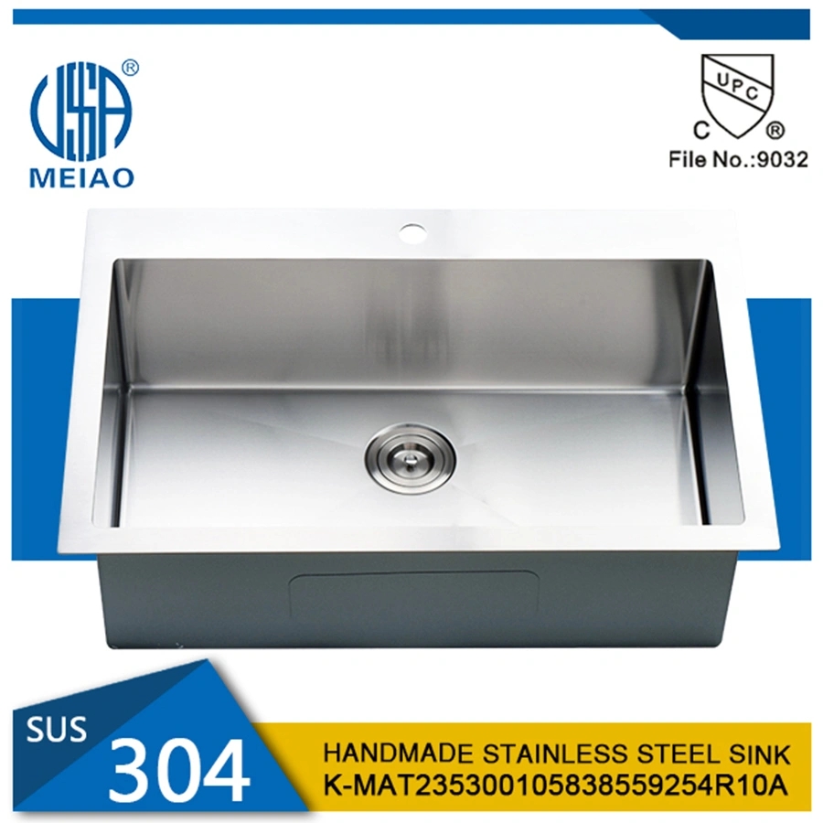 Topmount Stainless Steel Farmhouse Kitchen Sink For Sale