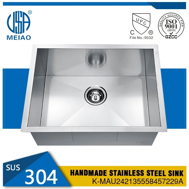 Undermount 22inch Single Bowl Stainless Steel Kitchen Sink