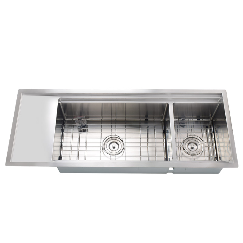 Kitchen Sink With Cutting Board And Drain