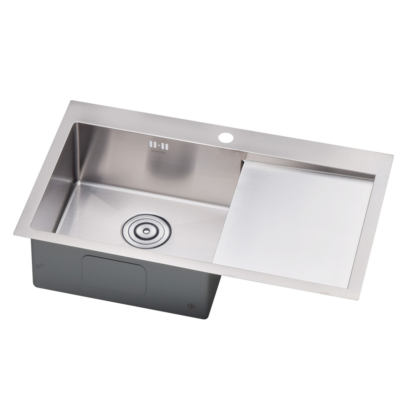 Handmade Single Slot Sink With Drainboard