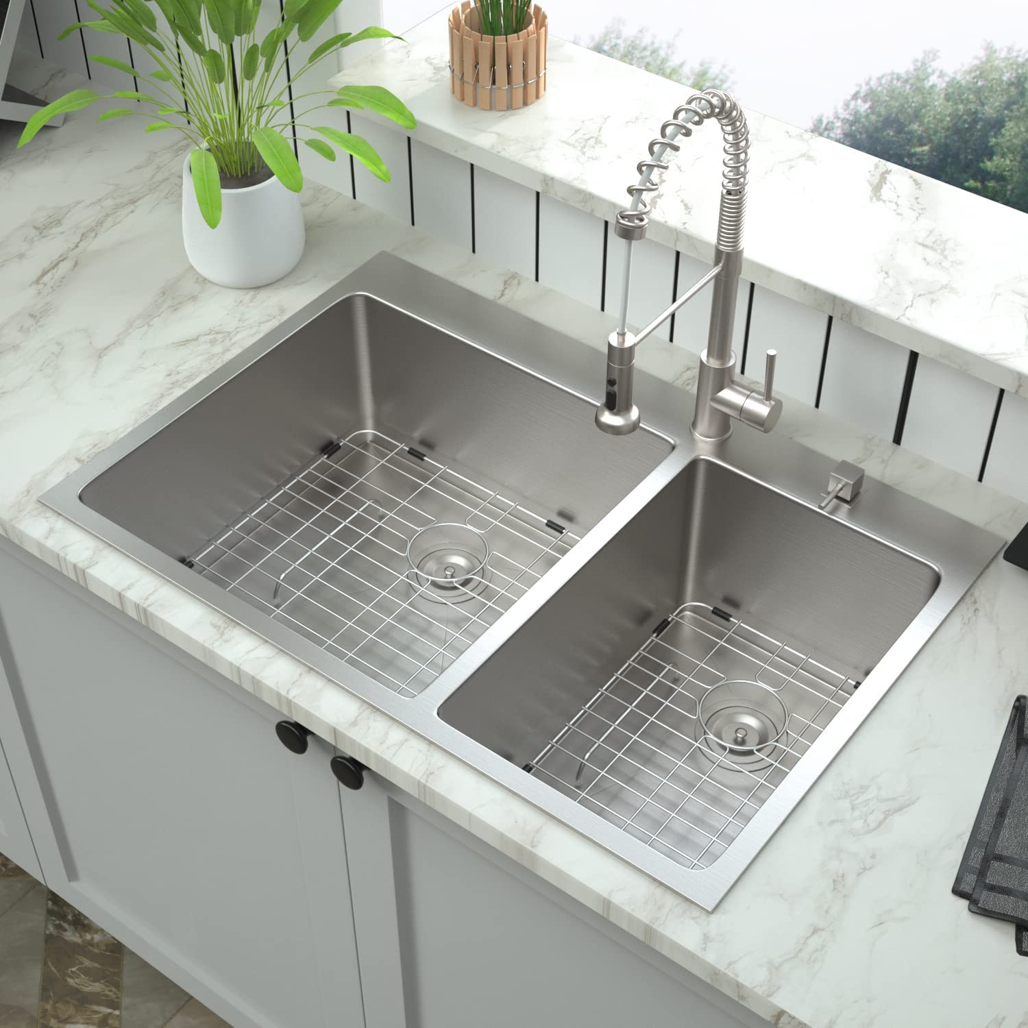 Meiao Signature Dual Bowl Kitchen Sink