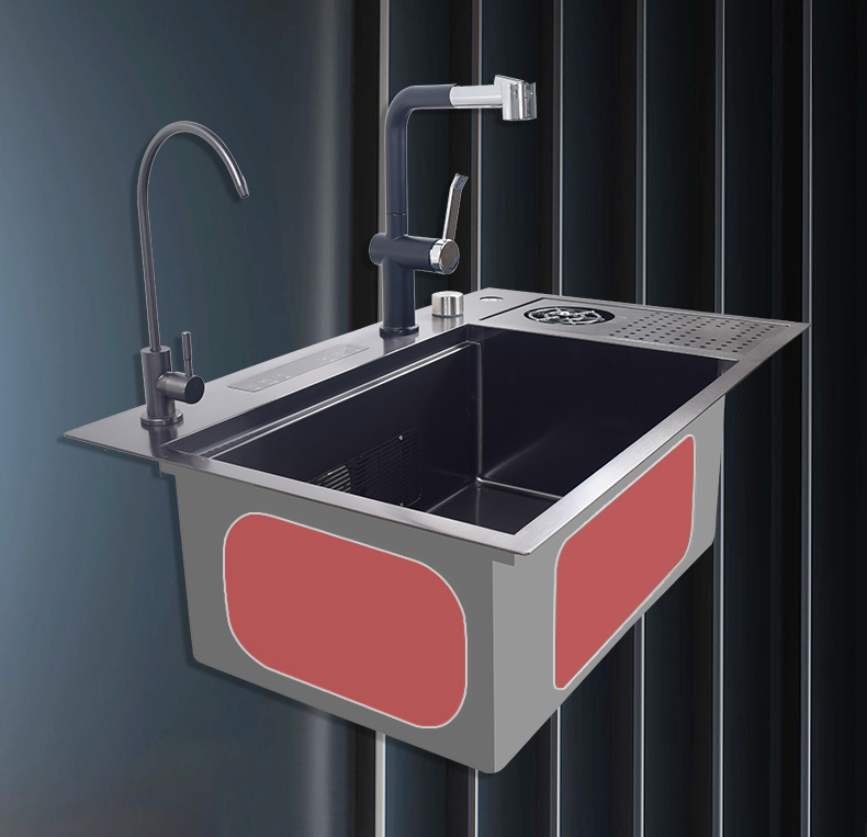 Ultrasonic Digital Kitchen Sink