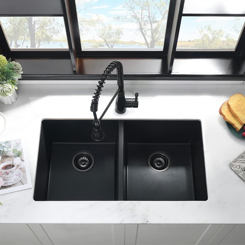 High-capacity Double Equal Bowl Kitchen Sink