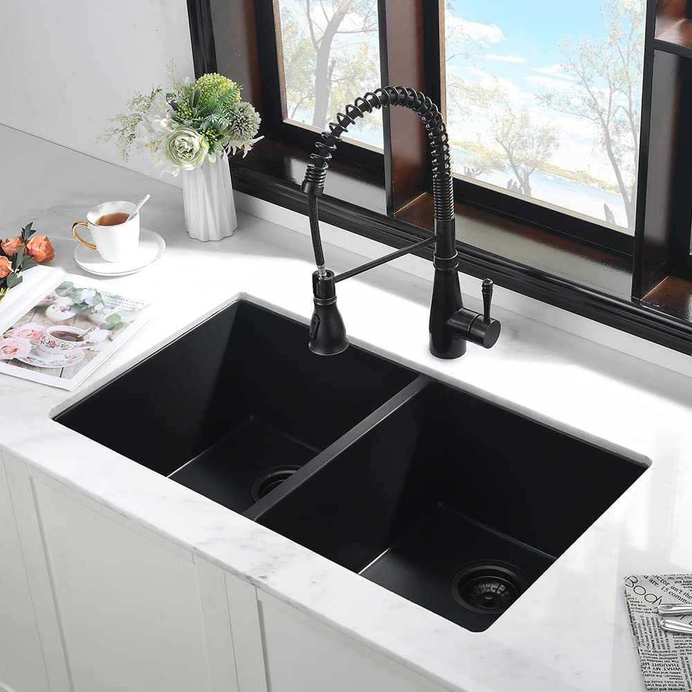 High-capacity Double Equal Bowl Kitchen Sink