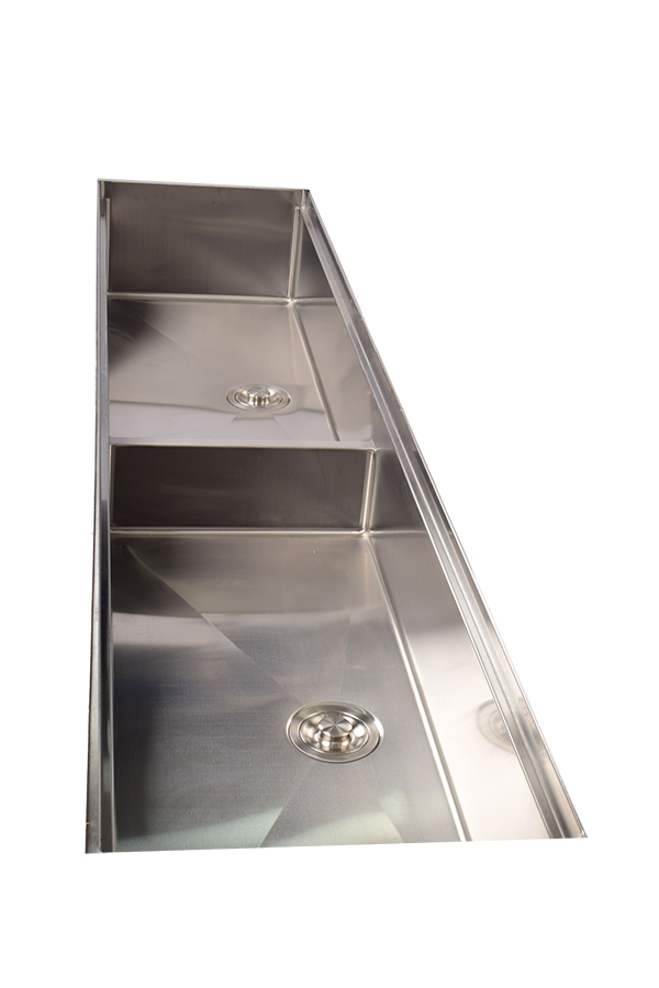 Rectangular Stainless Steel Trough Sink