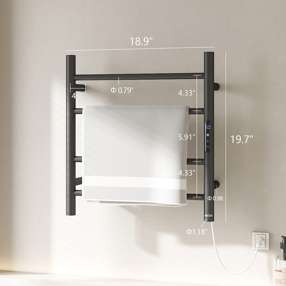 Wall-mounted Heated Towel Bar