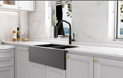 Farmhouse apron kitchen sink