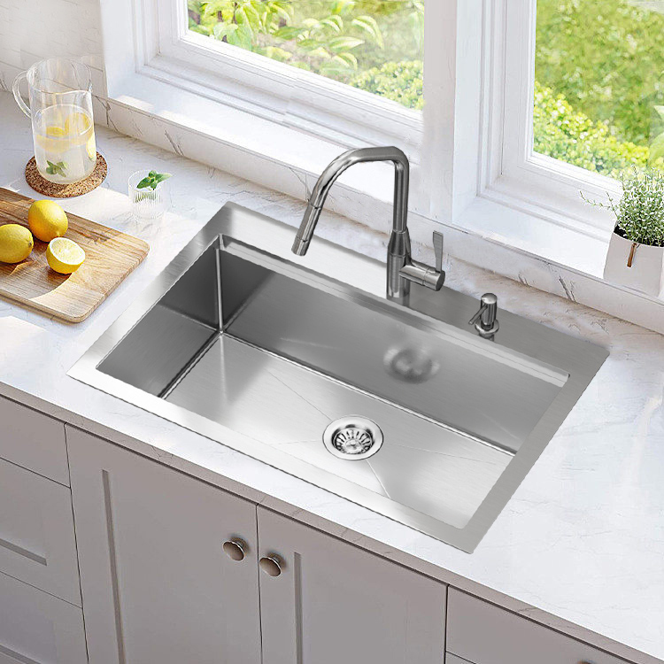 Drop-in Single Bowl Kitchen Sink